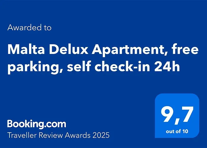 Malta Delux Apartment, Free Parking, Self Check-In 24H